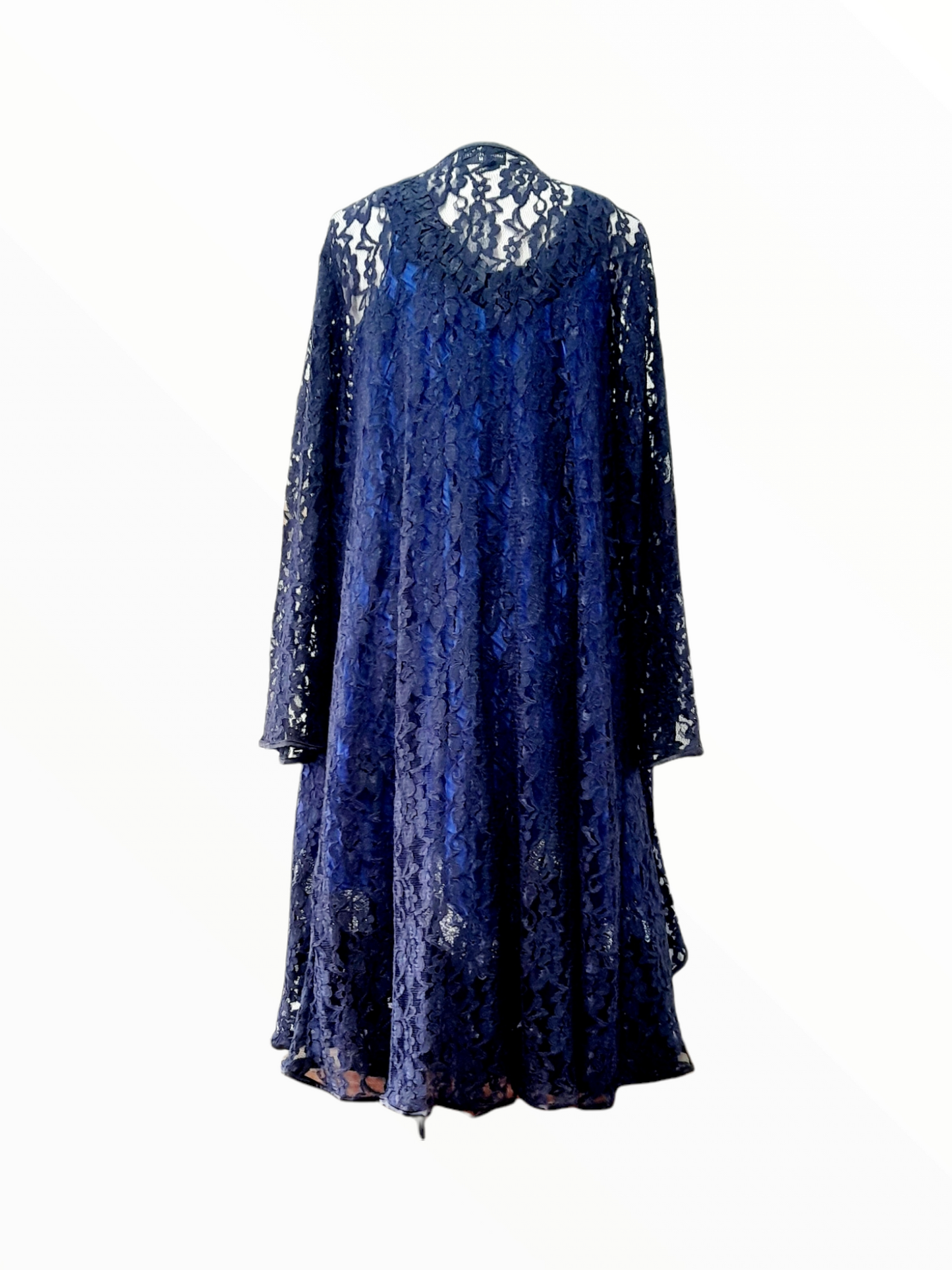 Waterfall Collar Lace Coat