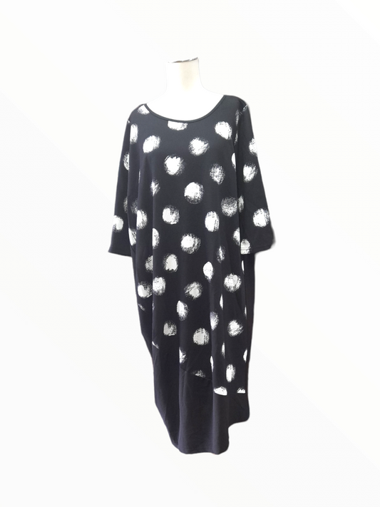 Angled Dot Dress