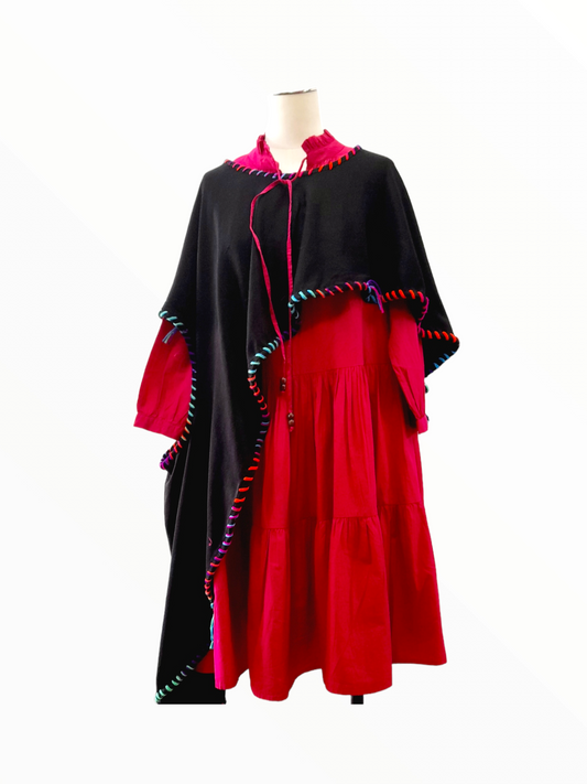 Colourful  Stiching Vest